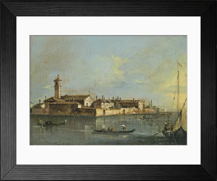Framed Print : Isola del Lazzaretto Vecchio, Second Half of the 18th cen Framed Print : Isola del Lazzaretto Vecchio, Second Half of the 18th cen