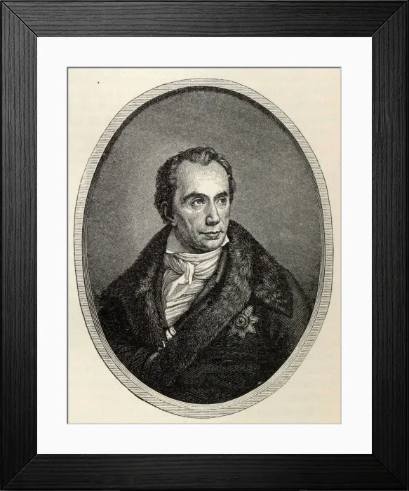 Framed Print : Heinrich Theodor von Schon (1773-1856). Creator: Anonymous Framed Print : Heinrich Theodor von Schon (1773-1856). Creator: Anonymous