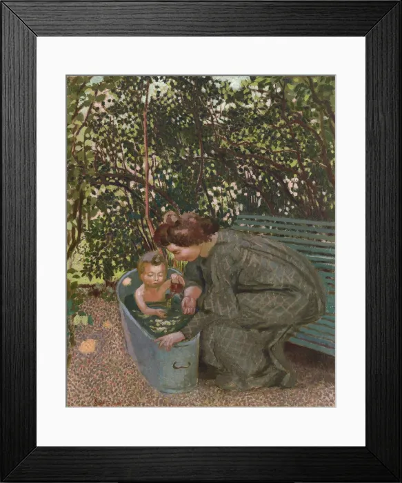 Framed Print : Le Bain en plein air, 1904. Creator: Denis, Maurice (1870-1943)