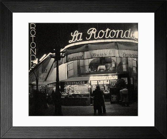 Framed Print : La Rotonde, Boulevard du Montparnasse. Creator: Anonymous Framed Print : La Rotonde, Boulevard du Montparnasse. Creator: Anonymous