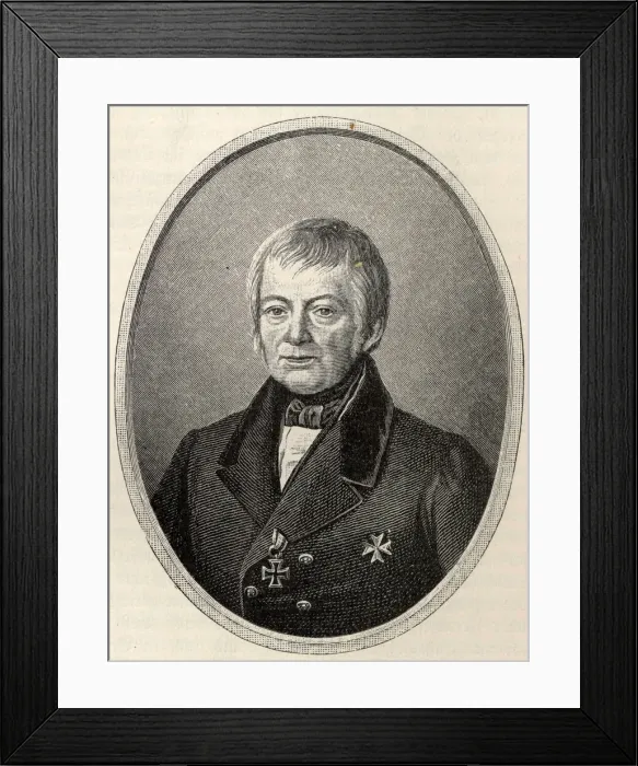 Framed Print : Ludwig Freiherr von Vincke (1774-1844). Creator: Anonymous Framed Print : Ludwig Freiherr von Vincke (1774-1844). Creator: Anonymous
