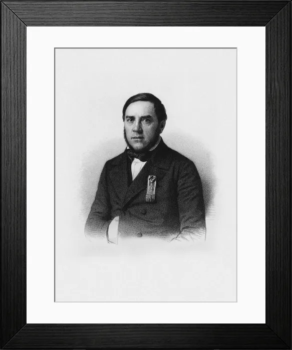 Framed Print : Martin Nadaud (1815-1898), 1849. Creator: Anonymous Framed Print : Martin Nadaud (1815-1898), 1849. Creator: Anonymous