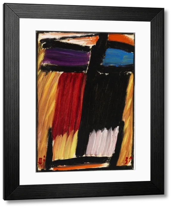 Framed Print : Meditation, 1935. Creator: Javlensky, Alexei, von (1864-1941) Framed Print : Meditation, 1935. Creator: Javlensky, Alexei, von (1864-1941)