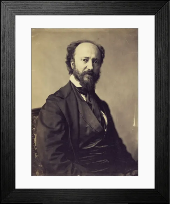 Framed Print : Portrait of Charles Daubigny (1817-1878), 1861-1869. Creator: Nadar Framed Print : Portrait of Charles Daubigny (1817-1878), 1861-1869. Creator: Nadar