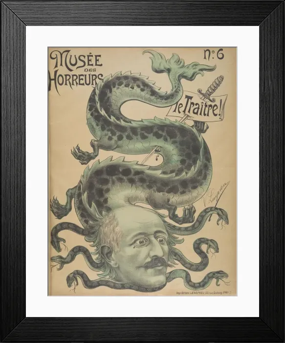 Framed Print : Musee des Horreurs (Gallery of Horrors): Alfred Dreyfus, 1899 Framed Print : Musee des Horreurs (Gallery of Horrors): Alfred Dreyfus, 1899