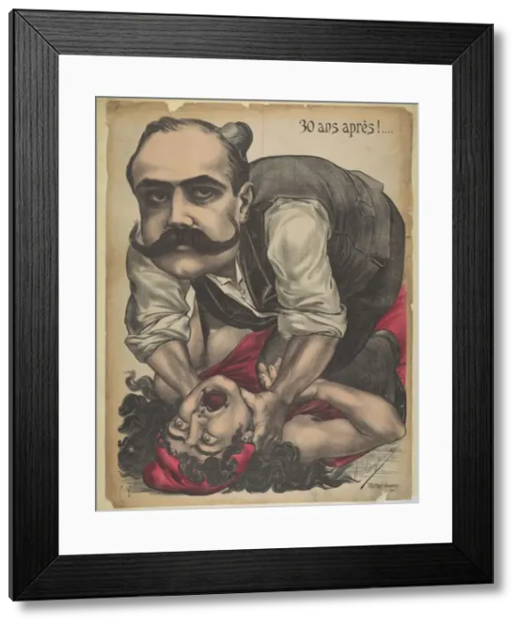 Framed Print : Musee des Horreurs (Gallery of Horrors): Alfred Dreyfus, 1899 Framed Print : Musee des Horreurs (Gallery of Horrors): Alfred Dreyfus, 1899
