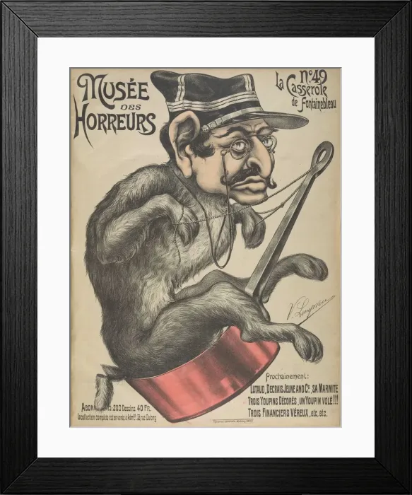 Framed Print : Musee des Horreurs (Gallery of Horrors): Alfred Dreyfus, 1900 Framed Print : Musee des Horreurs (Gallery of Horrors): Alfred Dreyfus, 1900