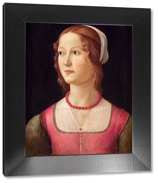 Portrait of a Young Woman. Creator: Ghirlandaio, Domenico (1449-1494)