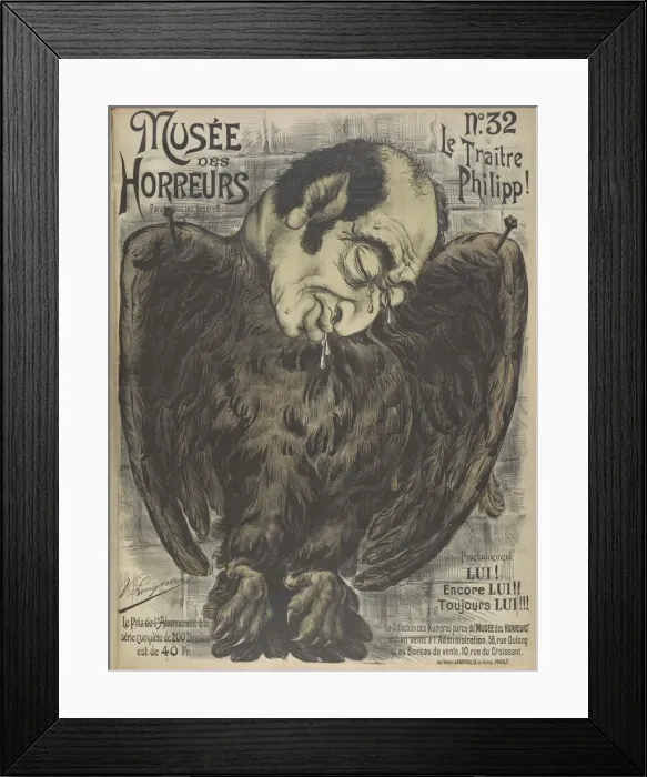 Framed Print : Musee des Horreurs (Gallery of Horrors): Phillippe de Rothschild, 1899 Framed Print : Musee des Horreurs (Gallery of Horrors): Phillippe de Rothschild, 1899