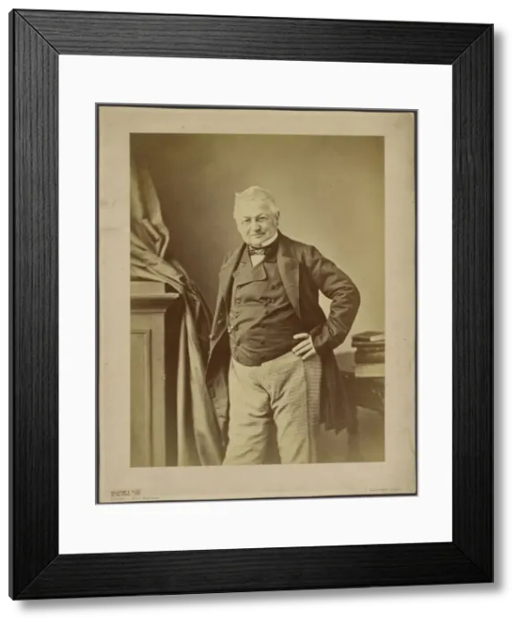 Framed Print : Portrait of Adolphe Thiers (1797-1877), ca 1860. Creator: Disderi Framed Print : Portrait of Adolphe Thiers (1797-1877), ca 1860. Creator: Disderi