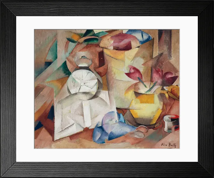 Framed Print : Nature morte au reveil-matin, 1913. Creator: Bailly, Alice (1872-1938) Framed Print : Nature morte au reveil-matin, 1913. Creator: Bailly, Alice (1872-1938)