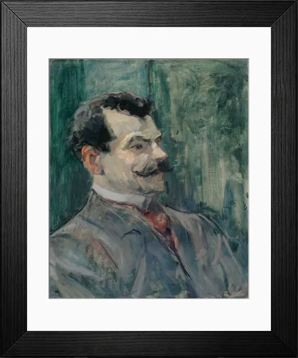 Framed Print : Portrait of AndreRivoire, ca 1901. Creator: Toulouse-Lautrec, Henri, de (1864-1901) Framed Print : Portrait of AndreRivoire, ca 1901. Creator: Toulouse-Lautrec, Henri, de (1864-1901)