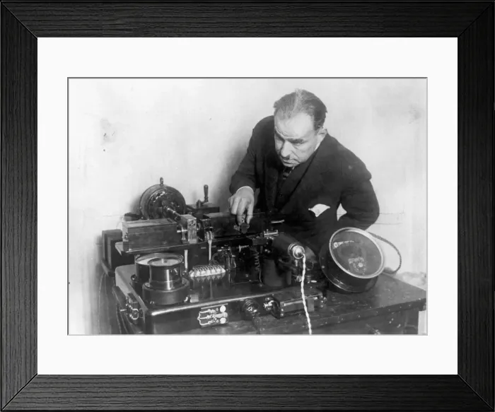 Framed Print : Portrait of Arthur Korn (1870-1945), 1902. Creator: Anonymous Framed Print : Portrait of Arthur Korn (1870-1945), 1902. Creator: Anonymous
