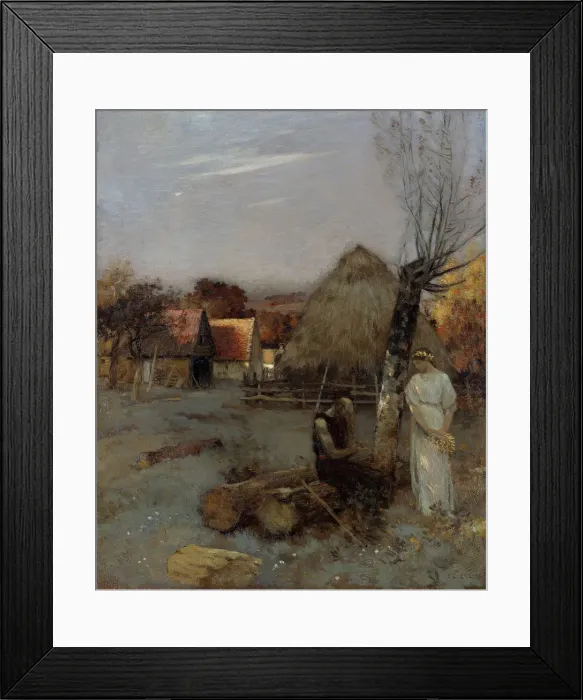 Framed Print : Theocritus, 1885 / 90. Creator: Jean-Charles Cazin Framed Print : Theocritus, 1885 / 90. Creator: Jean-Charles Cazin