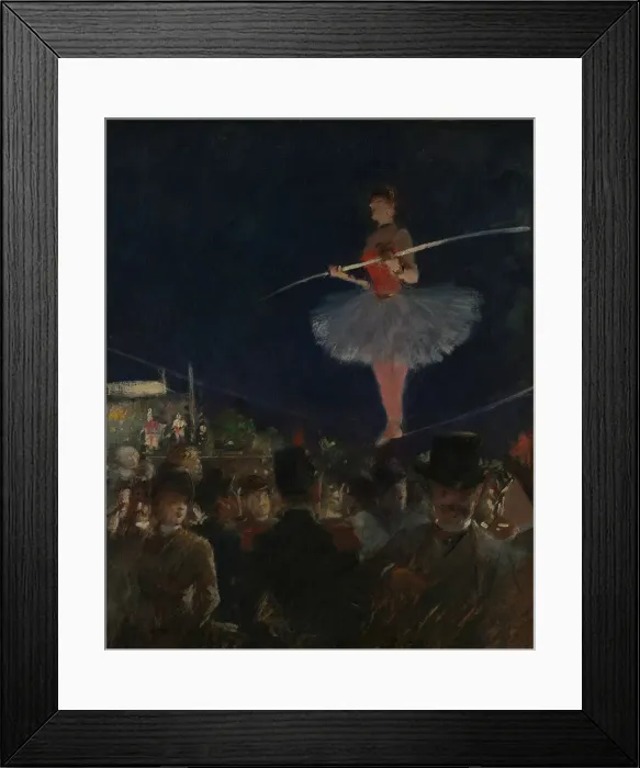 Framed Print : Tight-Rope Walker, c. 1885. Creator: Jean Louis Forain Framed Print : Tight-Rope Walker, c. 1885. Creator: Jean Louis Forain
