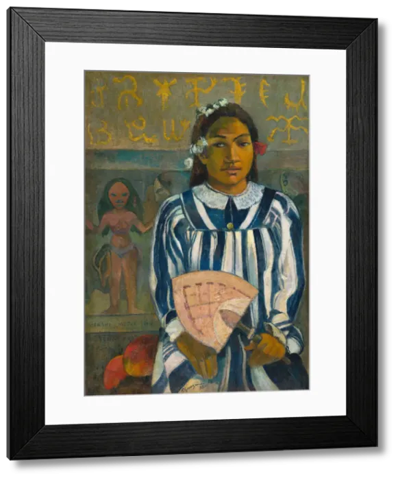 Framed Print : Merahi metua no Tehamana (Tehamana Has Many Parents or The Ancestors of Tehamana), 1893 Framed Print : Merahi metua no Tehamana (Tehamana Has Many Parents or The Ancestors of Tehamana), 1893