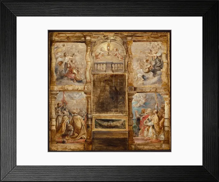 Framed Print : The Adoration of the Eucharist, c. 1626. Creator: Peter Paul Rubens Framed Print : The Adoration of the Eucharist, c. 1626. Creator: Peter Paul Rubens