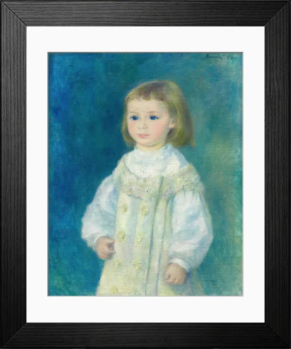 Framed Print : Lucie Berard (Child in White), 1883. Creator: Pierre-Auguste Renoir Framed Print : Lucie Berard (Child in White), 1883. Creator: Pierre-Auguste Renoir