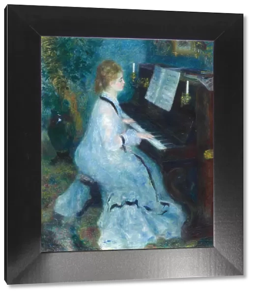 Woman at the Piano, 1875  /  76. Creator: Pierre-Auguste Renoir