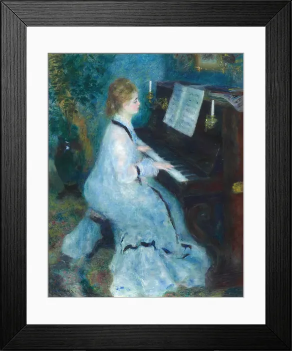 Framed Print : Woman at the Piano, 1875 / 76. Creator: Pierre-Auguste Renoir Framed Print : Woman at the Piano, 1875 / 76. Creator: Pierre-Auguste Renoir