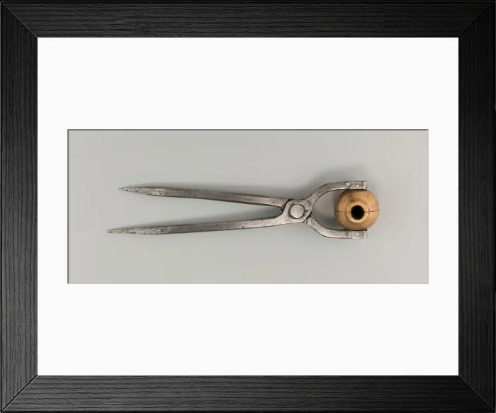 Framed Print : Bullet Mold for a Light Artillery Piece, Tyrol, 18th century. Creator: Unknown Framed Print : Bullet Mold for a Light Artillery Piece, Tyrol, 18th century. Creator: Unknown