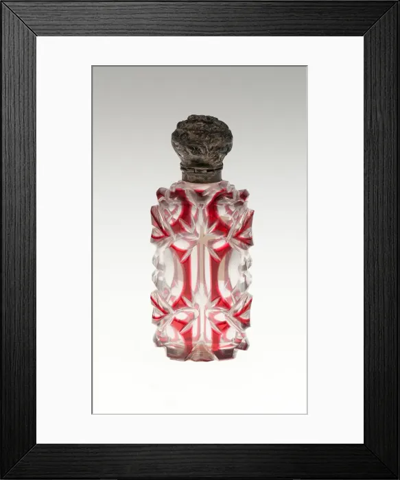 Framed Print : Scent Bottle, Bohemia, c. 1840 / 50. Creator: Bohemia Glass Framed Print : Scent Bottle, Bohemia, c. 1840 / 50. Creator: Bohemia Glass