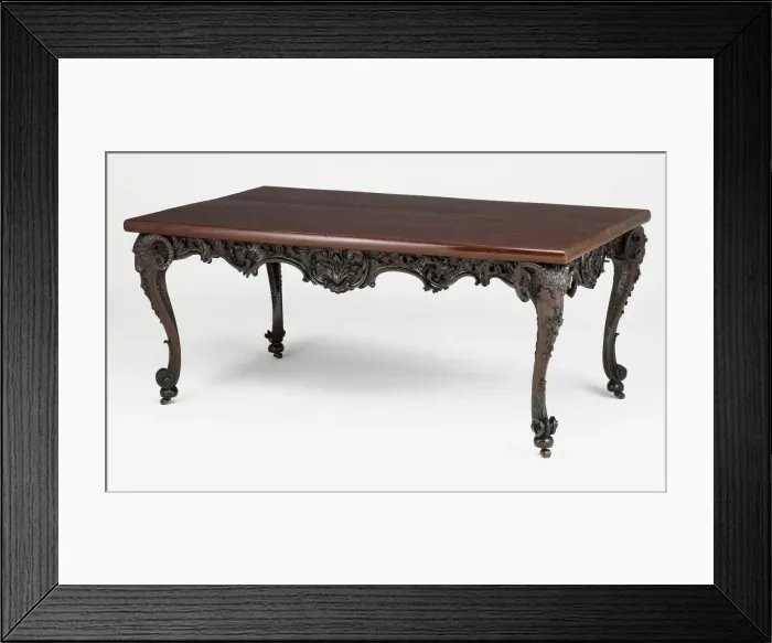 Framed Print : Center Table, England, c. 1755. Creator: Unknown Framed Print : Center Table, England, c. 1755. Creator: Unknown