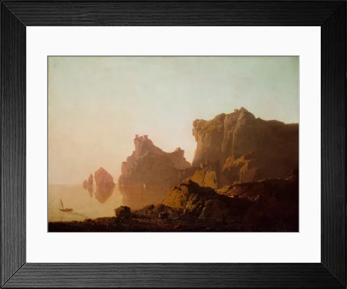 Framed Print : The Gulf of Salerno, 1783 / 85. Creator: Joseph Wright of Derby Framed Print : The Gulf of Salerno, 1783 / 85. Creator: Joseph Wright of Derby