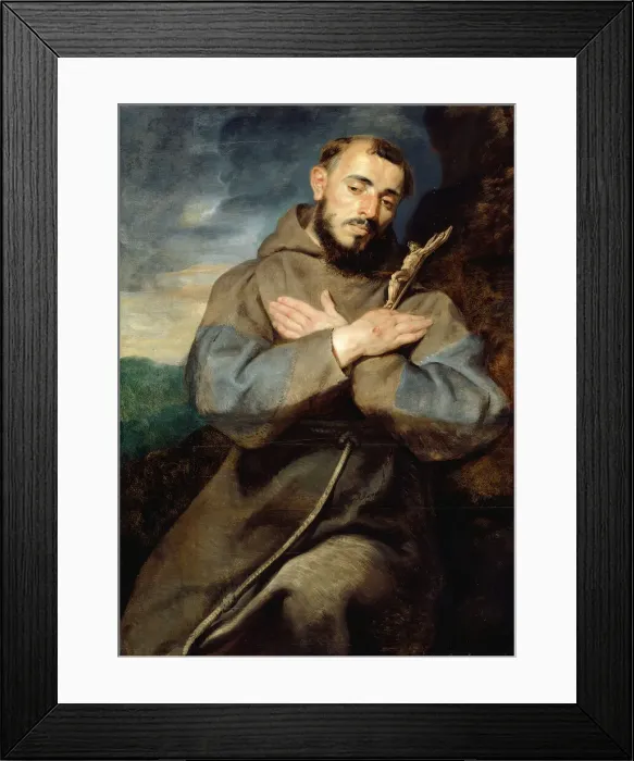 Framed Print : Saint Francis, c. 1615. Creator: Peter Paul Rubens Framed Print : Saint Francis, c. 1615. Creator: Peter Paul Rubens