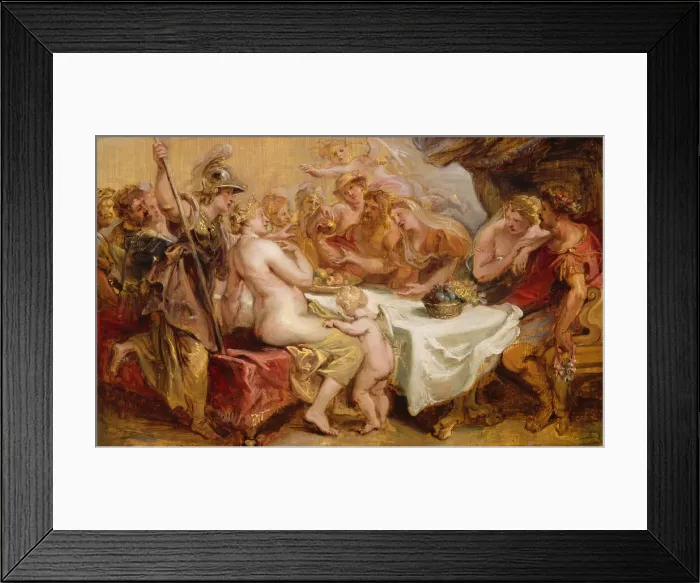 Framed Print : The Wedding of Peleus and Thetis, 1636. Creator: Peter Paul Rubens Framed Print : The Wedding of Peleus and Thetis, 1636. Creator: Peter Paul Rubens