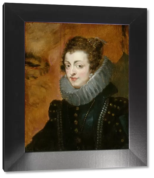 Portrait of Isabella of Bourbon, c. 1630. Creator: Peter Paul Rubens, follower of Flemish