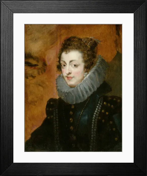 Framed Print : Portrait of Isabella of Bourbon, c. 1630. Creator: Peter Paul Rubens, follower of Flemish Framed Print : Portrait of Isabella of Bourbon, c. 1630. Creator: Peter Paul Rubens, follower of Flemish