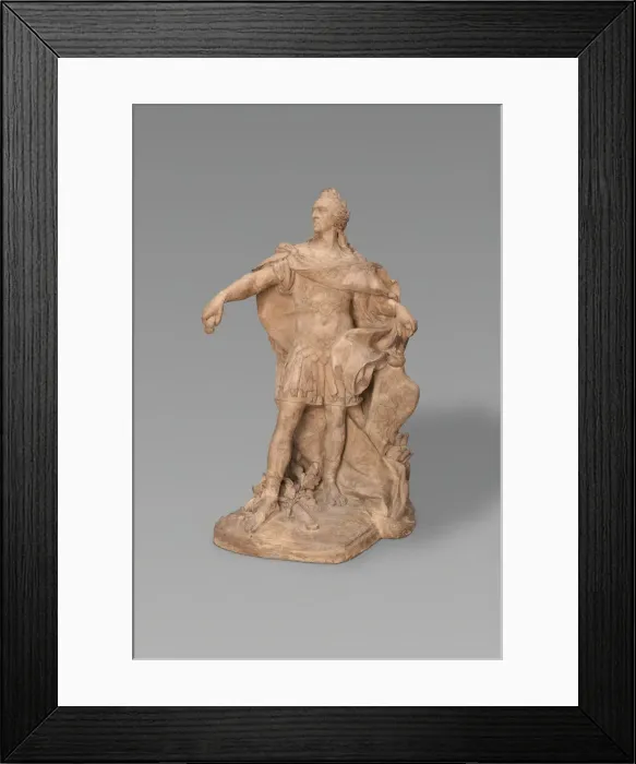 Framed Print : Model for a Statue of Louis XV, 1746 / 48. Creator: Jean-Baptiste Lemoyne the Younger Framed Print : Model for a Statue of Louis XV, 1746 / 48. Creator: Jean-Baptiste Lemoyne the Younger