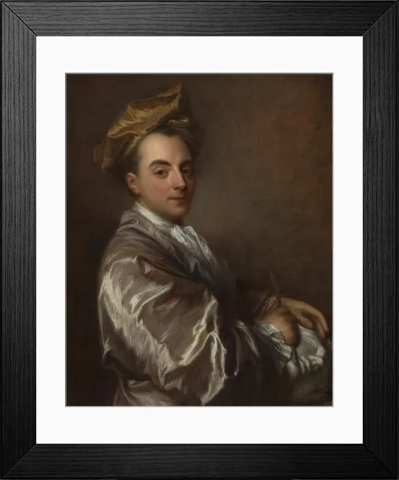 Framed Print : Portrait of a Sculptor, 1700 / 10. Creator: Jean-Baptiste Santerre Framed Print : Portrait of a Sculptor, 1700 / 10. Creator: Jean-Baptiste Santerre