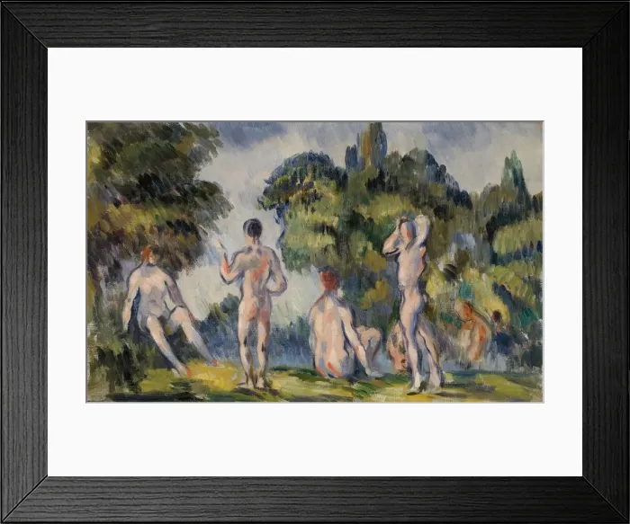 Framed Print : Bathers, 1890 / 94. Creator: Paul Cezanne Framed Print : Bathers, 1890 / 94. Creator: Paul Cezanne