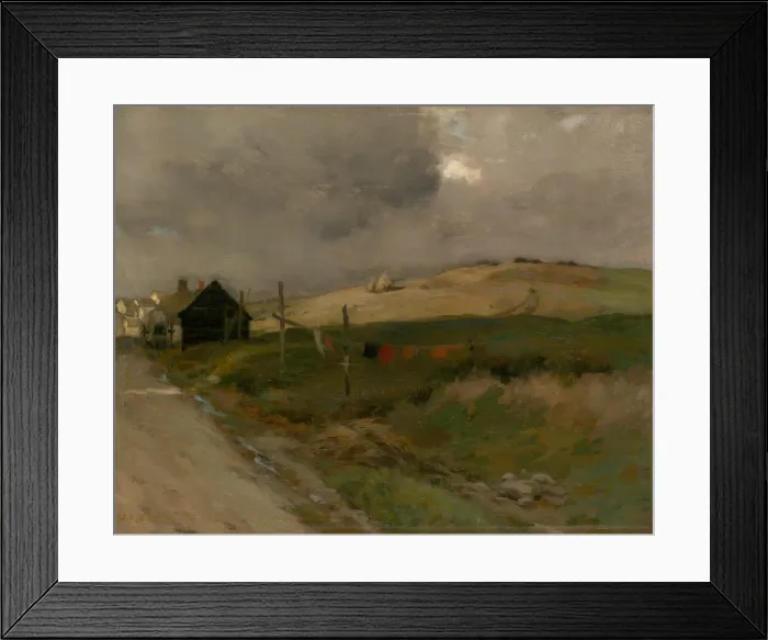 Framed Print : Landscape, c. 1895. Creator: Jean-Charles Cazin Framed Print : Landscape, c. 1895. Creator: Jean-Charles Cazin