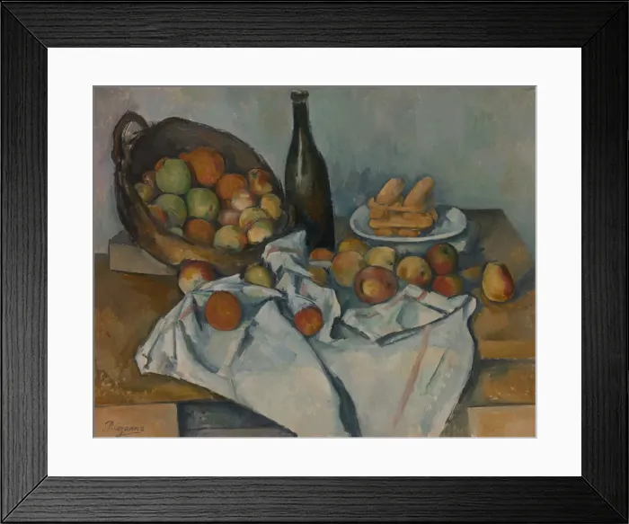 Framed Print : The Basket of Apples, c. 1893. Creator: Paul Cezanne Framed Print : The Basket of Apples, c. 1893. Creator: Paul Cezanne