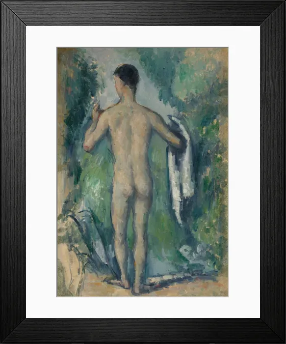 Framed Print : Standing Bather, Seen from the Back, 1879 / 82. Creator: Paul Cezanne Framed Print : Standing Bather, Seen from the Back, 1879 / 82. Creator: Paul Cezanne