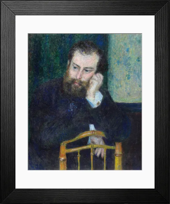 Framed Print : Alfred Sisley, 1876. Creator: Pierre-Auguste Renoir Framed Print : Alfred Sisley, 1876. Creator: Pierre-Auguste Renoir