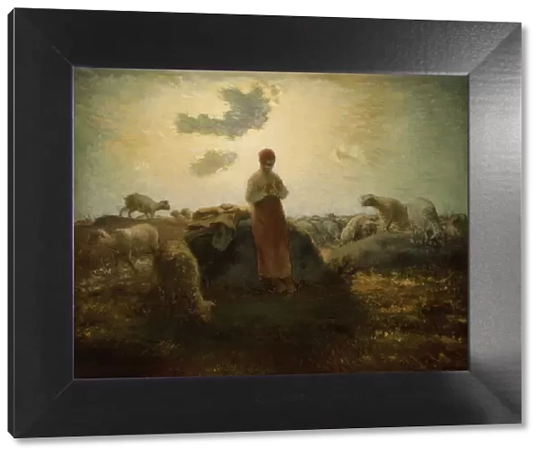 The Keeper of the Herd, 1871  /  74. Creator: Jean Francois Millet