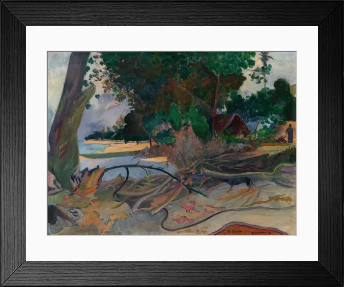 Framed Print : Te burao (The Hibiscus Tree), 1892. Creator: Paul Gauguin Framed Print : Te burao (The Hibiscus Tree), 1892. Creator: Paul Gauguin
