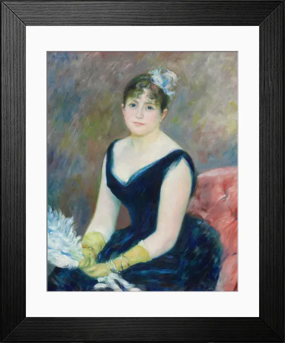 Framed Print : Madame Leon Clapisson, 1883. Creator: Pierre-Auguste Renoir Framed Print : Madame Leon Clapisson, 1883. Creator: Pierre-Auguste Renoir