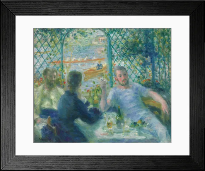 Framed Print : Lunch at the Restaurant Fournaise (The Rowers Lunch), 1875 Framed Print : Lunch at the Restaurant Fournaise (The Rowers Lunch), 1875