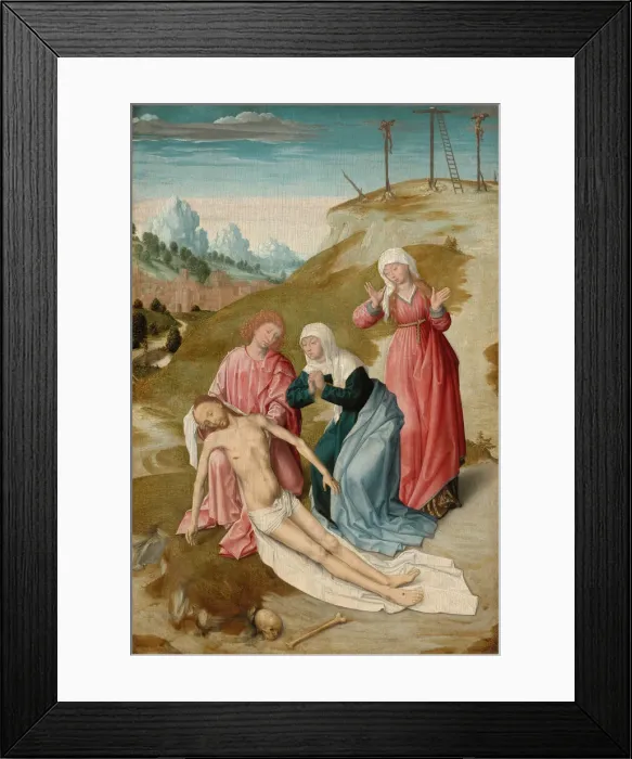 Framed Print : The Lamentation, 1500 / 10. Creator: Unknown Framed Print : The Lamentation, 1500 / 10. Creator: Unknown