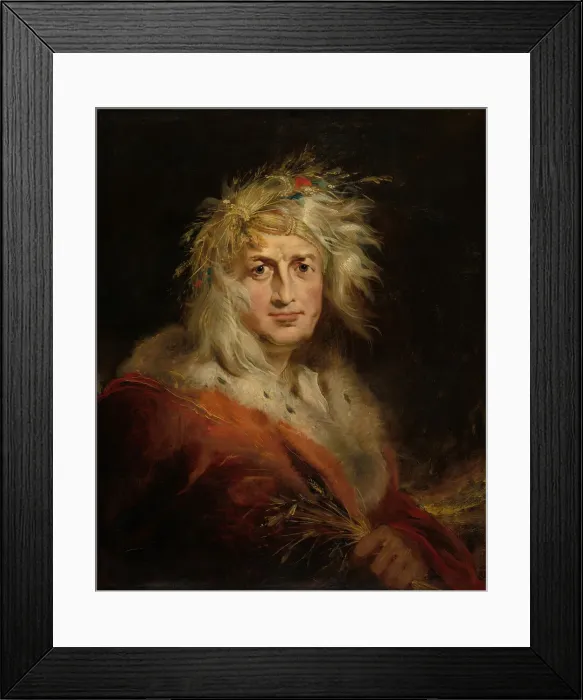 Framed Print : David Garrick as King Lear, c. 1815. Creator: Richard Westall Framed Print : David Garrick as King Lear, c. 1815. Creator: Richard Westall