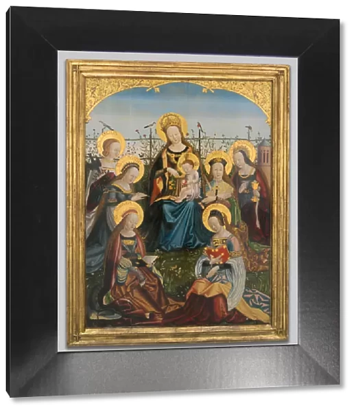 Triptych of the Virgin and Child with Saints, 1505  /  15. Creator: Unknown