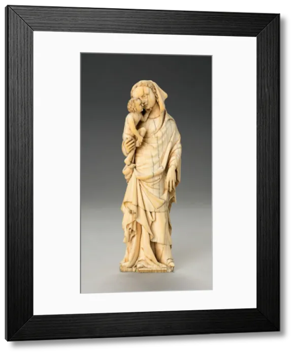 Framed Print : Virgin and Child, 1350 / 75. Creator: Unknown Framed Print : Virgin and Child, 1350 / 75. Creator: Unknown
