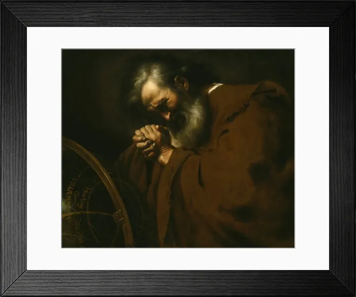 Framed Print : Heraclitus, the Weeping Philosopher, c. 1630. Creator: Unknown Framed Print : Heraclitus, the Weeping Philosopher, c. 1630. Creator: Unknown