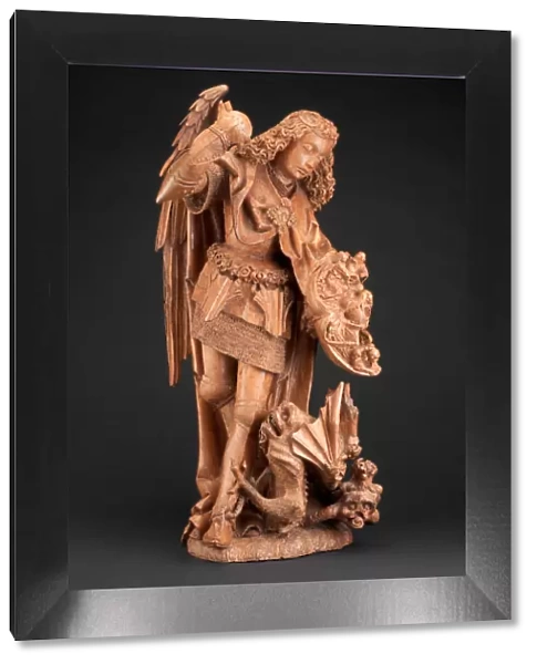 Saint Michael and the Devil, 1475  /  1500. Creator: Unknown