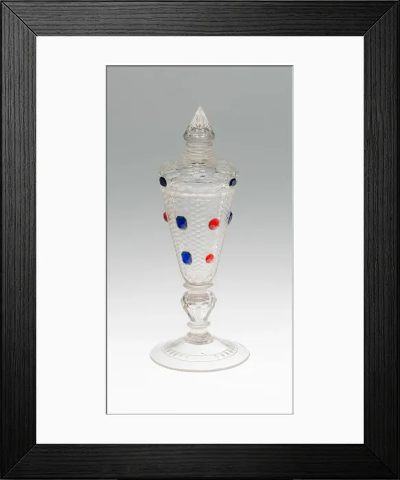 Framed Print : Goblet with Cover, Bohemia, c. 1710 / 20. Creator: Bohemia Glass Framed Print : Goblet with Cover, Bohemia, c. 1710 / 20. Creator: Bohemia Glass